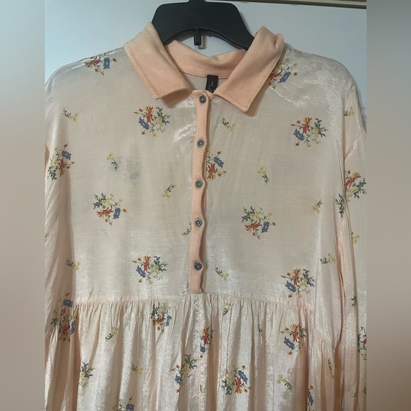 Worn On TV! Urban Outfitters Out From Under Carina Oversized Babydoll Romper - Picture 4 of 12